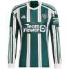 Camiseta de fútbol Manga Larga Manchester United Segunda Equipación 23-24 - Hombre